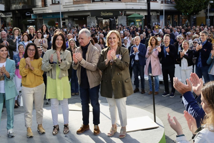 Oihane Agirregoitia pone en valor las 160 propuestas de EAJ-PNV de cara a las Elecciones Europeas frente a quienes “no tienen proyecto ni para Euskadi ni para Europa”